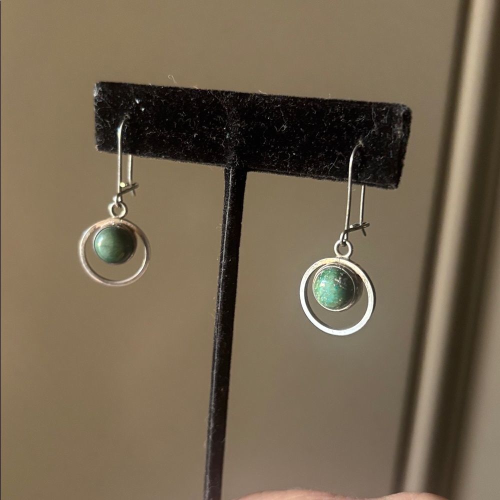 Sterling Silver and Turquoise Earrings